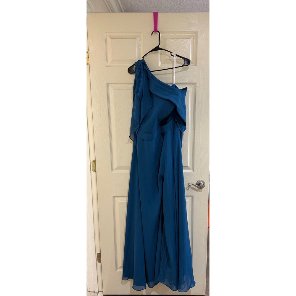 Monvelli Teal Bridesmaid Dress